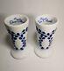 2 Pc Clase Azul Hand-crafted Painted Tequila Snifter Shot Glasses New Never Used