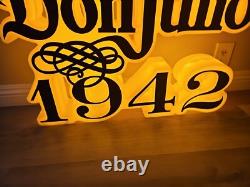 30x21x5 Don Julio 1942 Tequila LED 3D Bar Sign Man Cave Rechargeable MINT