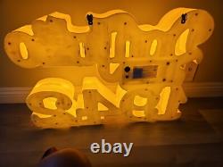 30x21x5 Don Julio 1942 Tequila LED 3D Bar Sign Man Cave Rechargeable MINT