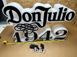 30x21x5 Don Julio 1942 Tequila LED 3D Bar Sign Promo Man Cave Advertisement