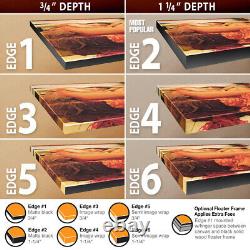 34Wx36H TEQUILA SUNRISE by MARLYS K. MALLET VIVID HEAT SUN CHOICES of CANVAS