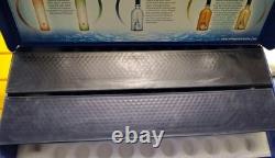 39 X Leyenda del Milagro Tequila Blue Shot Glasses & 2 Bar Rails WithBox