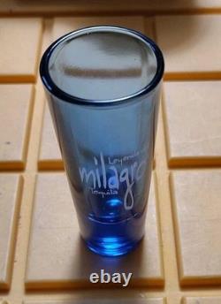 39 X Leyenda del Milagro Tequila Blue Shot Glasses & 2 Bar Rails WithBox