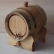 3l Brass Band Oak Barrel For Whiskey Tequila Wine Bourbon Hand Made Oak Wood