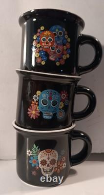 3 Mexican mini Tequilero Mojito cups, which can be used for tequila