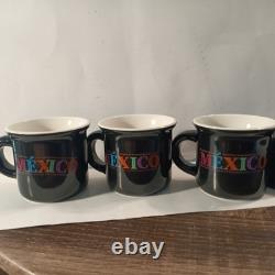 3 Mexican mini Tequilero Mojito cups, which can be used for tequila