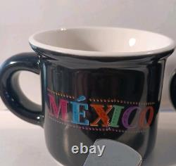 3 Mexican mini Tequilero Mojito cups, which can be used for tequila