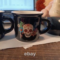 3 Mexican mini Tequilero Mojito cups, which can be used for tequila