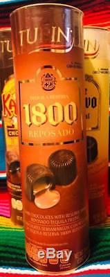 3 Turin Liquor Filled Chocolates Candy 1800 Reposado Tequila Jose Cuervo Kahlua