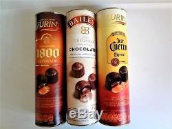 3turin Liquor Filled Chocolates Tequila Jose Cuervo Especial, 1800 & Bailey