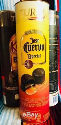 4 Turin Liquor Filled Chocolates Candy Baileys Tequila 1800 Jose Cuervo Kahlua