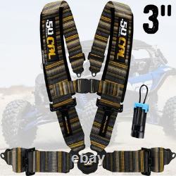 50 Cal 4 Point Harness 3 Camlock withBypass RZR XP Maverick Sarape Tequila Gold