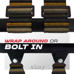 50 Cal 4 Point Harness 3 Camlock withBypass RZR XP Maverick Sarape Tequila Gold