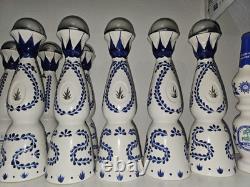 5 Empty Clase Azul Bottle Reposado, Size 750 ML Old Logo Tree Agabe Tequila