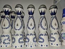 5 Empty Clase Azul Bottle Reposado, Size 750 ML Old Logo Tree Agabe Tequila