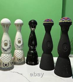 5 Empty clase azul Bottle, Clase Azul Añejo, Durango, Ultra 750 ML Tequila