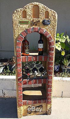 5ft 5 TALL SAUZA TEQUILA Liquor Bottle Display Shelf Pueblo Hacienda Style