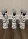 6 Clase Azul Reposado Empty Tequila Bottle 750ml Hand Painted Decanter Logo