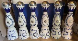 6 Clase Azul Reposado Tequila 750ml Empty Bottles With Box And Tops