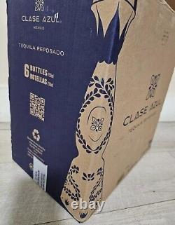 6 EMPTY BOTTLE Clase Azul Tequila WITH Box, Empty 6pk