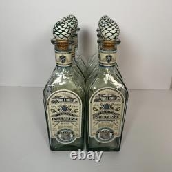6 Fortaleza Tequila Empty bottles 750ml 5 Blanco 1 Repasado Decor