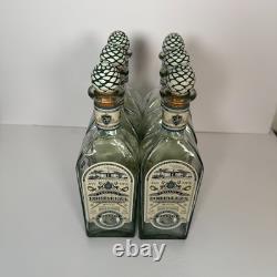6 Fortaleza Tequila Empty bottles 750ml 5 Blanco 1 Repasado Decor
