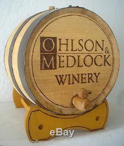 6 Gallon American White Oak Barrel Cask Keg Age Rum Tequila Whiskey Beer Wine