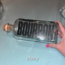 6 NEW TCW Wheaton Glass LIQUOR BOTTLE Bourbon Scotch Gin Vodka Tequila Rum USA