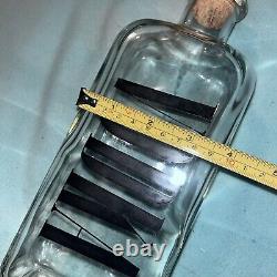 6 NEW TCW Wheaton Glass LIQUOR BOTTLE Bourbon Scotch Gin Vodka Tequila Rum USA