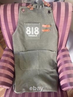 818 TEQUILA KYLIE JENNER OFFICIAL Apron Barista Bartender Pockets Barber Coffee