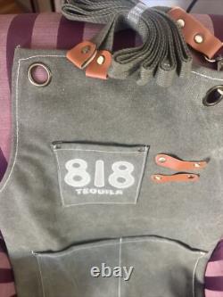 818 TEQUILA KYLIE JENNER OFFICIAL Apron Barista Bartender Pockets Barber Coffee