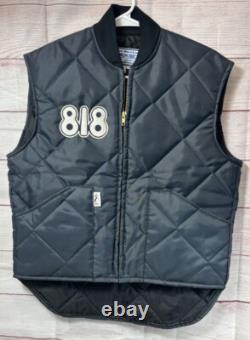 818 Tequila Dickson Quilted Vest Kendall Jenner Kenny's Tequila Delivery RARE