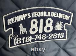 818 Tequila Dickson Quilted Vest Kendall Jenner Kenny's Tequila Delivery RARE