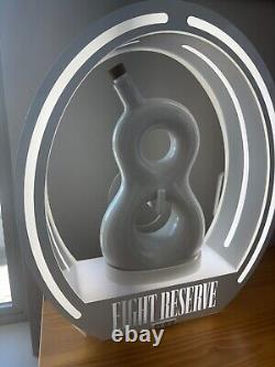 818 tequila light up liquor sign and holder display club white eight reserve