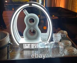 818 tequila light up liquor sign and holder display club white eight reserve