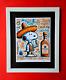 Aidan Flux Hand Signed Highly Collectable Print X/69 Snoopy Loves Tequila Coa