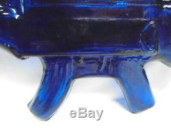 AK-T AK-47 Rifle Bottle Tequila Blanco Blue Glass RARE Gun Empty 21