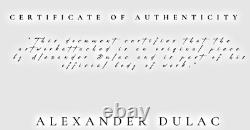 ALEXANDER DULAC TEQUILA CLASE AZUL Hand Signed Authentic Print Ed. Of 10 COA