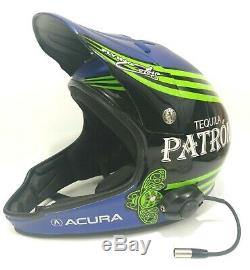 Acura Tequila Patron Race Troy Lee Designs Helmet withGentex Talk Radio Attachment
