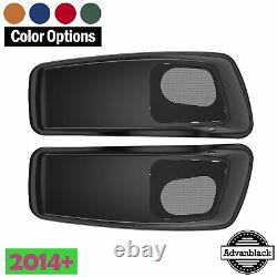 Advanblack 6x9 inch Saddlebag Speaker Lids Audio Cover Fits Harley Touring 2014+