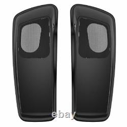 Advanblack 6x9 inch Saddlebag Speaker Lids Audio Cover Fits Harley Touring 2014+