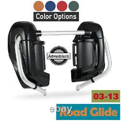 Advanblack Color-Matched Lower Vented Fairing Fits Harley HD Road Glide 03-13