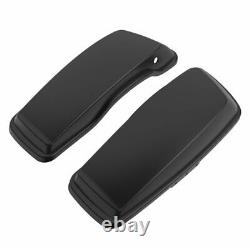 Advanblack Color Matched Normal Stretched Saddlebag Lids for Harley Touring 14+