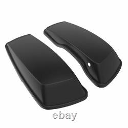 Advanblack Color Matched Normal Stretched Saddlebag Lids for Harley Touring 14+