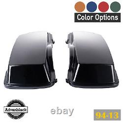 Advanblack Color Matched Standard Stretched Saddlebag Lid Fits Harley 94-13