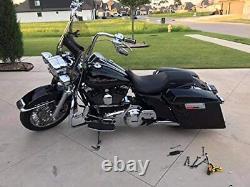 Advanblack Color Matched Stretched Extended Side Covers For Harley Touring 09-13