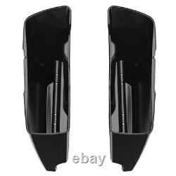 Advanblack Stretched Saddlebag Side Covers For 2014+ Harley Street Road Glide