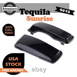 Advanblack Tequila Sunrise Saddlebag Lid Cover Fits 94-13 Harley Touring