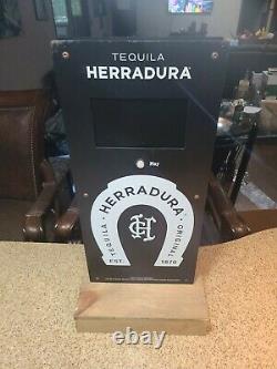 Advertising Herradura Tequila Horseshoe Bar Sign Video Display Battery Powered