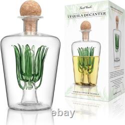 Agave Tequila Decanter Handmade 850ml Bottle